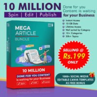 MEGA 10 MILLION ARTICLMega 10 Million PLR (Private Label Licensed) articles BundleE BUNDLE
