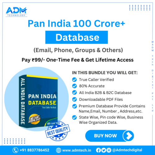 pan india 100 crore+ database
