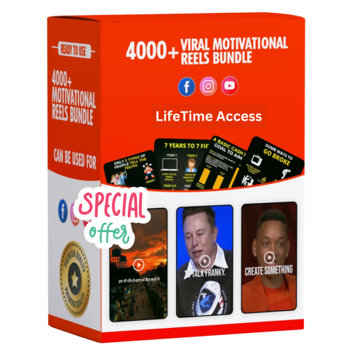 4000+ Viral Motivational Reels for Instagram + Bonuses