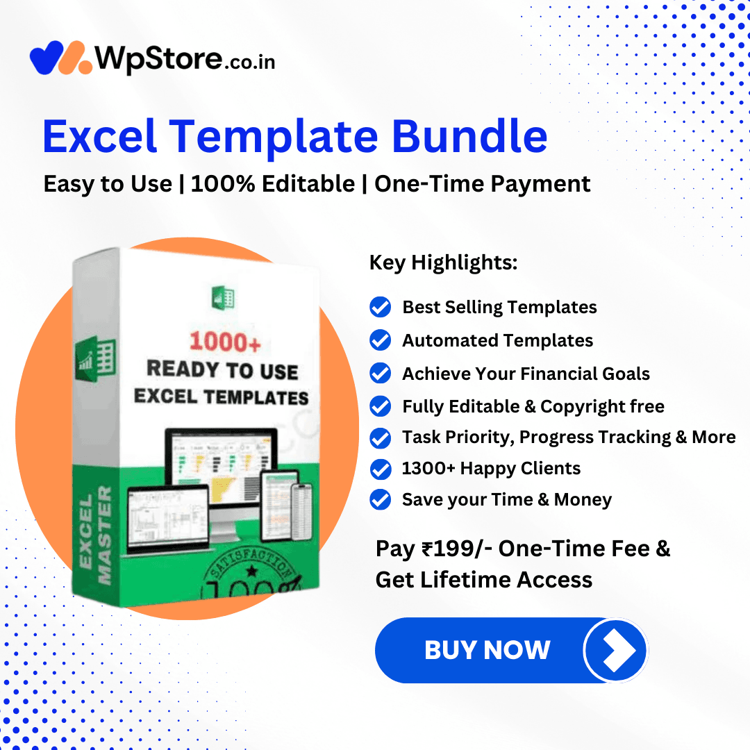 1000+ Excel Template Bundle