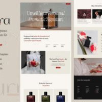 Aurra – Perfume and Fragrance Elementor Template Kit