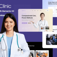 HealClinic – Health Care Center Elementor Kit Template