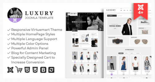Luxury - Joomla 4.0 Responsive Virtuemart Theme