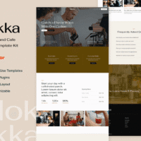Mokka - Coffee Shop & Cafe Elementor Template Kit