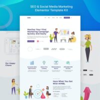 Nimbl – SEO & Social Media Marketing Template Kit