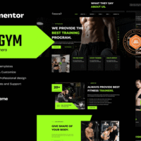 Progym – Personal Trainers & Fitness Elementor Template Kit