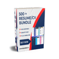 500 + Resume/CV Bundle