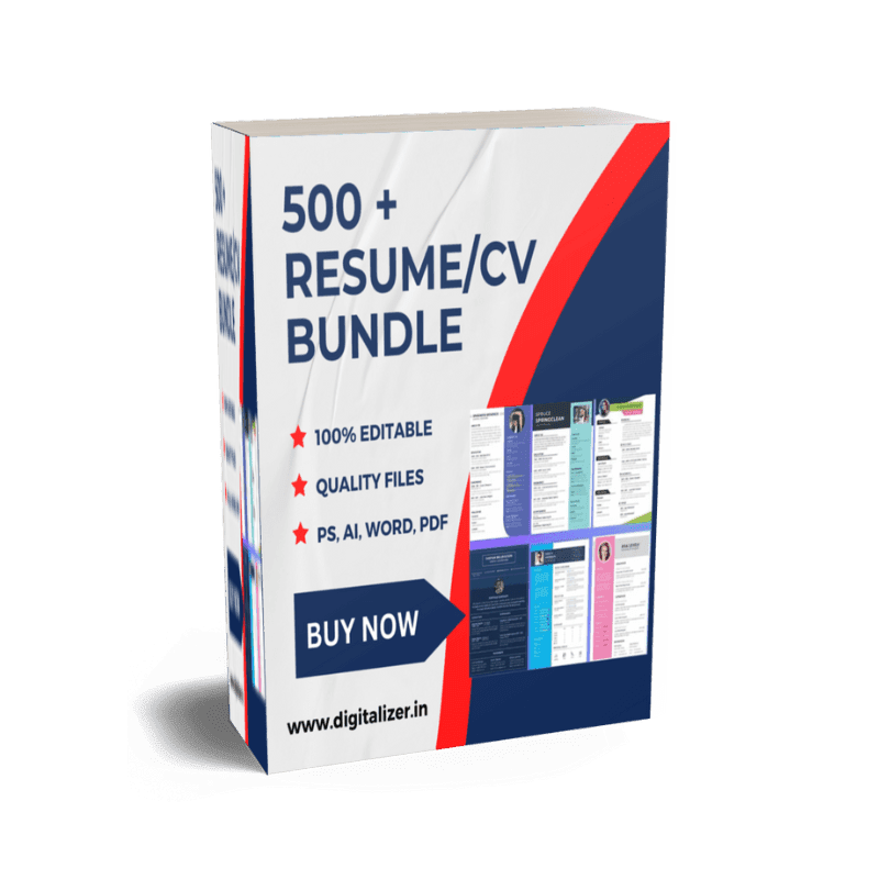 500 + Resume/CV Bundle