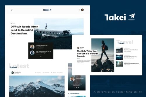 Takei - News & Magazine Elementor Pro Template Kit