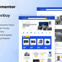 Clicknbuy – Woocommerce Electronic Store Elementor Kit