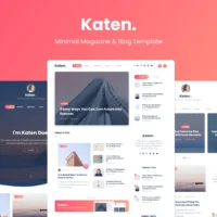 Katen - Minimal Blog & Magazine HTML Template