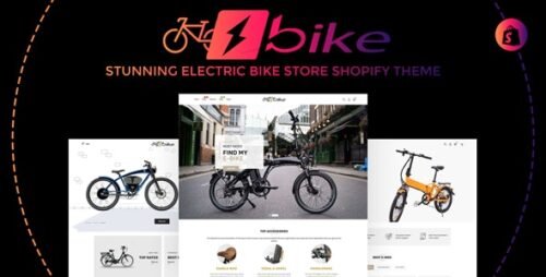 E-Bike - Stunning Electric Bicycle Store Responsive Shopify Theme