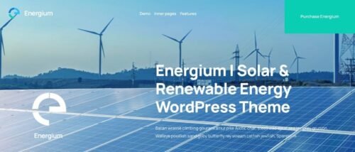 Energium | Alternative & Renewable Energy WordPress Theme