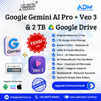Get Google Gemini AI Pro with Veo 3 and 2 TB Google Drive offer India For 1 Year, google ai pro student, 2 TB Google Drive