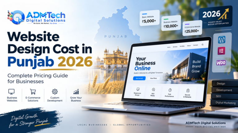 Website Design Cost in Punjab (2026 Real Guide): What You Actually Pay & What ₹5,000 Templates Hide